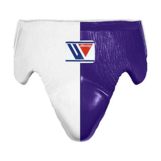 Winning White & Purple Groin Guard