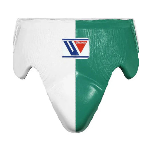 Winning White & Green Groin Guard