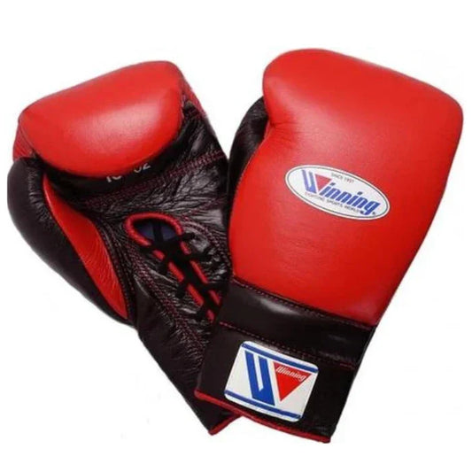 Winning Boxing Gloves | Lace-Up | Red/Black