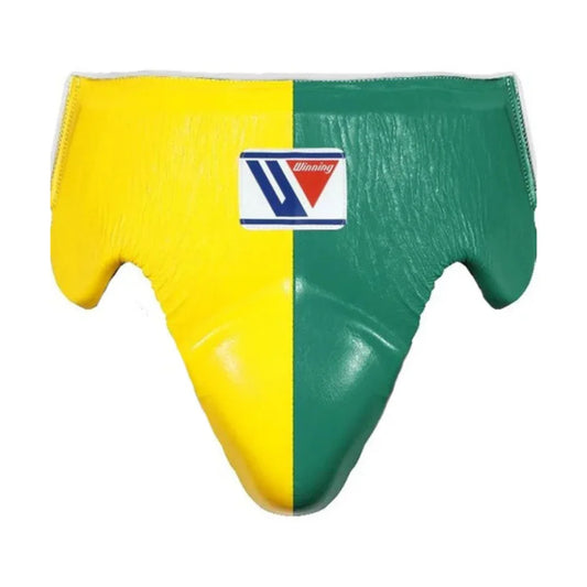 Pic of Winning Yellow & Green Groin Guard