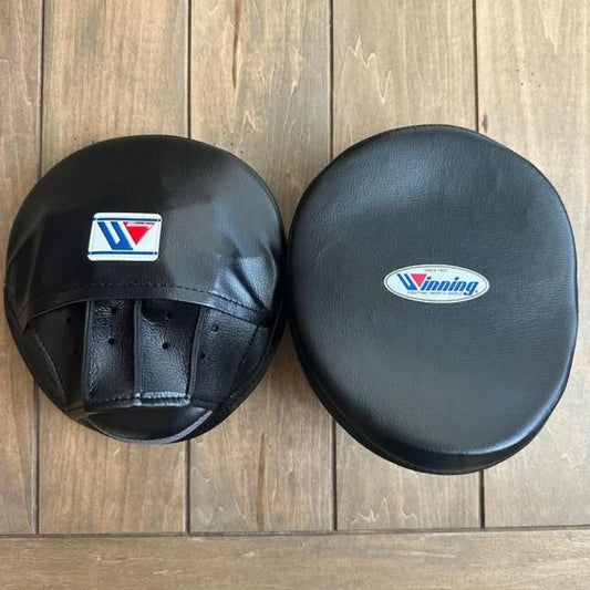 Front Back Winning Black Boxing Punch Mitts