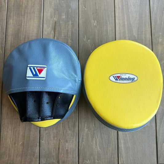 Image of Winning Yellow, Grey & Black Punching Mitts
