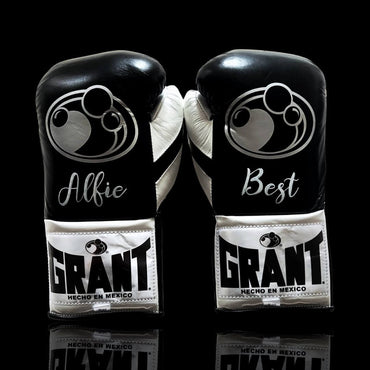 Grant Black/White Boxing Set Gloves