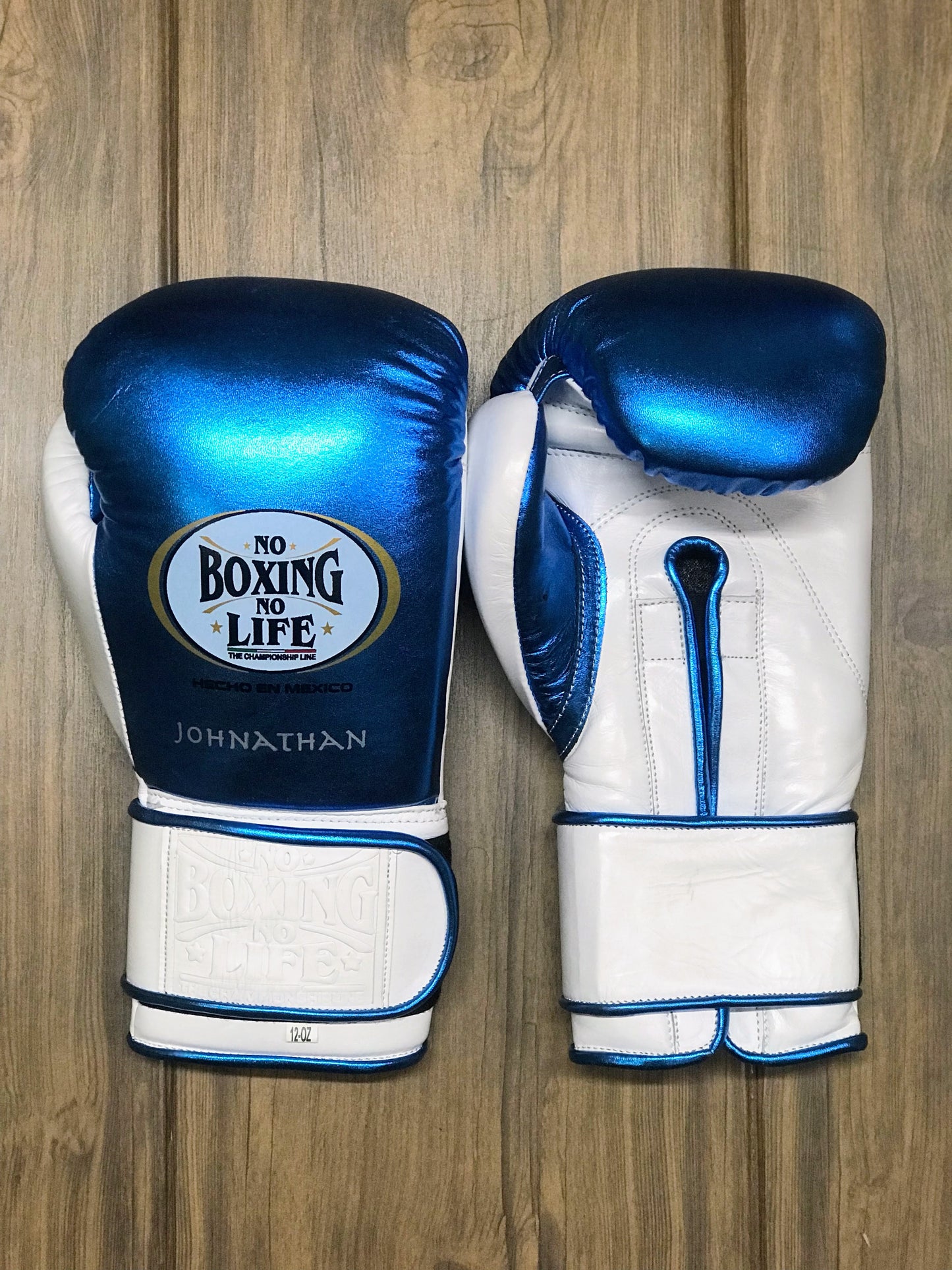 No Boxing No Life Boxing Gloves Blue/White ,ThankGiving gift for Dad, Anniversary gift for Men, Birthday gift for boyfriend, Halloween gift for friends