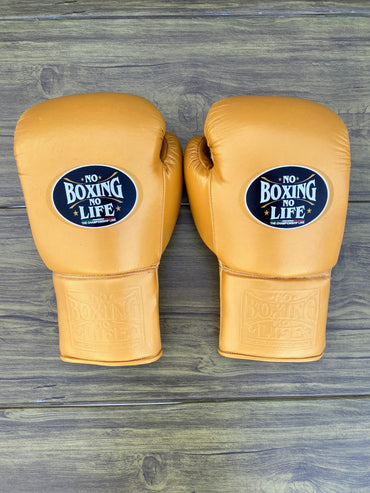 No Boxing No Life Boxing Gloves Set | Gold