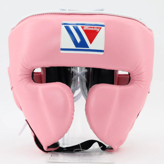 Winning Pink Headgear - Cheek Protector Front View