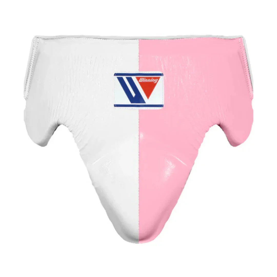 Winning White & Pink Groin Guard