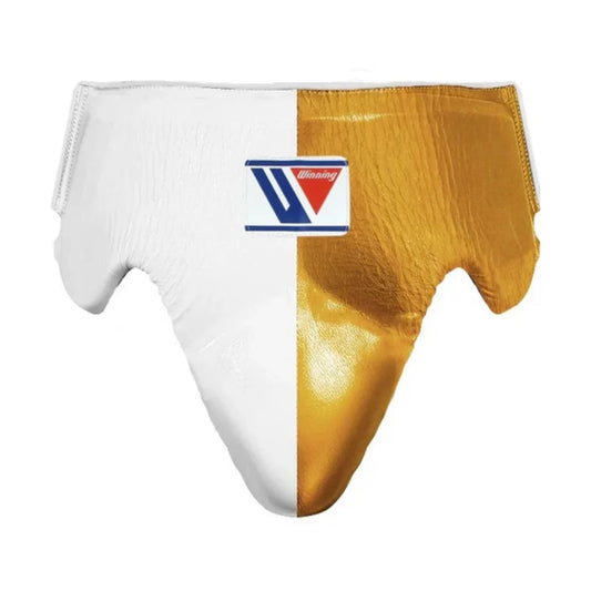 Image of Winning White & Gold Groin Guard
