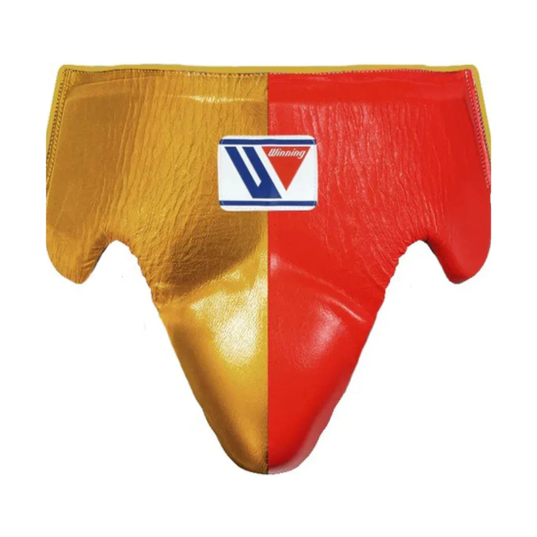 Image of Winning Gold & Red Groin Guard