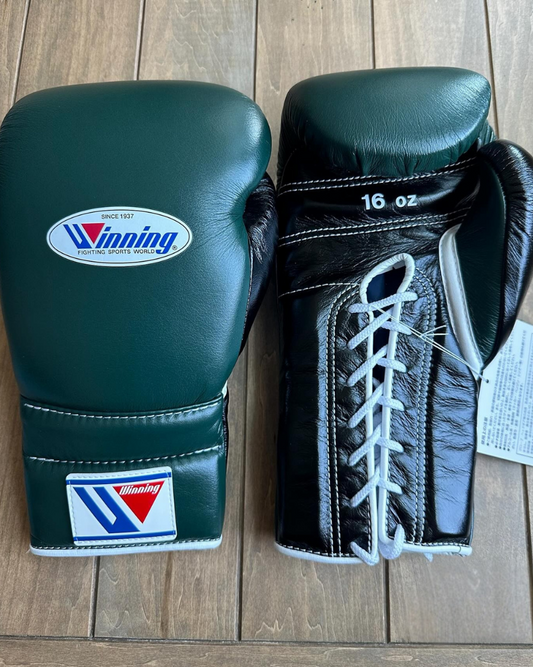 Winning Boxing Gloves – Green/Black Boxing Gloves Christmas Gift for Men