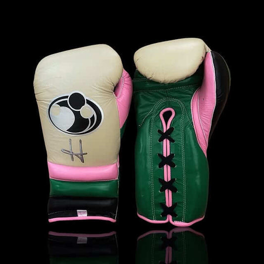 Grant Beige/Green/Pink/Black 14oz Boxing Gloves High Quality Gym Gloves