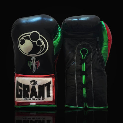 Grant Black/Green/Red  Boxing Gloves Premium Gym Training Pair
