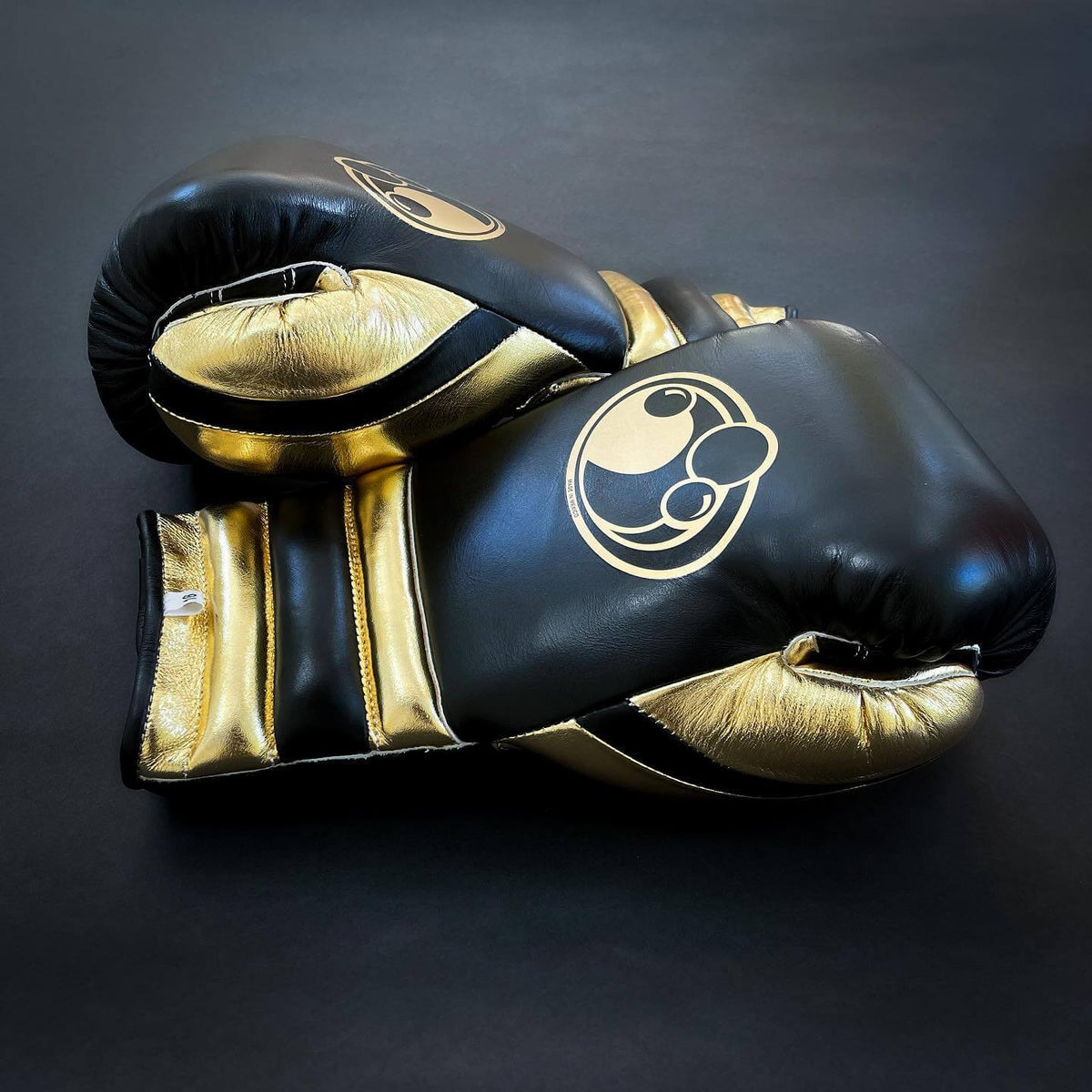 Grant Black/Light-Green/Gold Boxing Gloves Thumb View