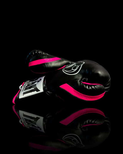 Grant Black/Pink 14oz Boxing Gloves Custom Sparring Gloves Thumb View