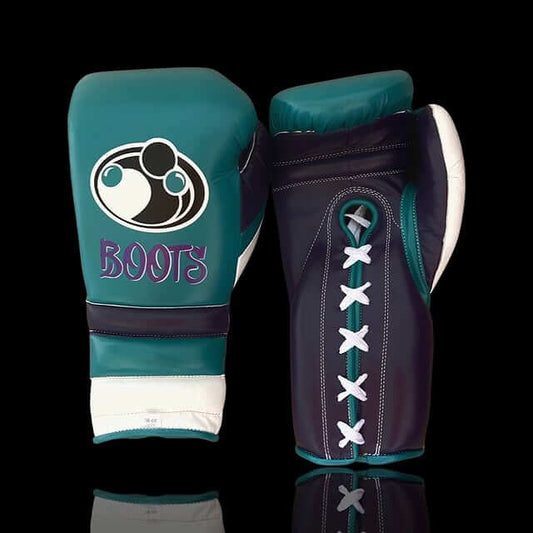 Grant Teal/Purple/White Boxing Gloves Premium Quality Training