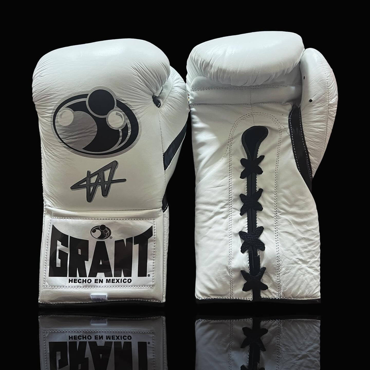 Grant White/Black Boxing Gloves Women Fitness Training Gloves
