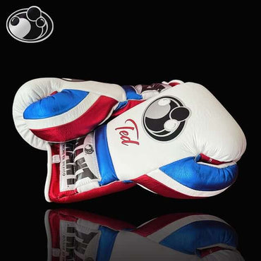 Grant White/Red/Blue Boxing Set Fitness Training Gloves Thumb View