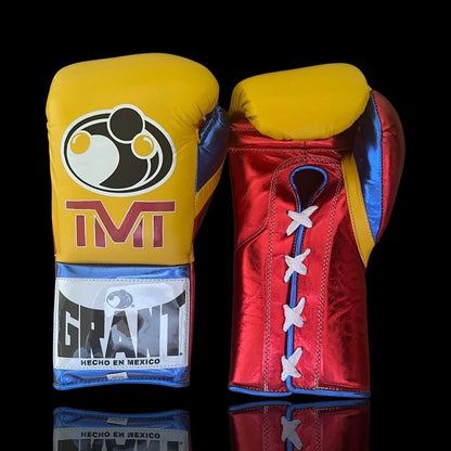 Grant Yellow/Red/Blue Boxing Gloves Women Fitness Training Gloves