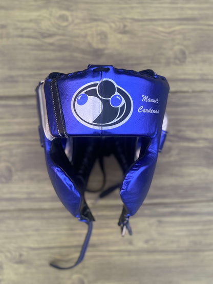 Grant Boxing Sets Blue/Silver/Black Headguard