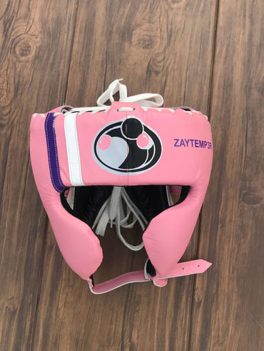 Grant Boxing Sets Pink/P[urple/White Training Set Headguard
