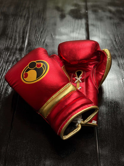 Grant Boxing Sets Red/Gold Leather Gloves