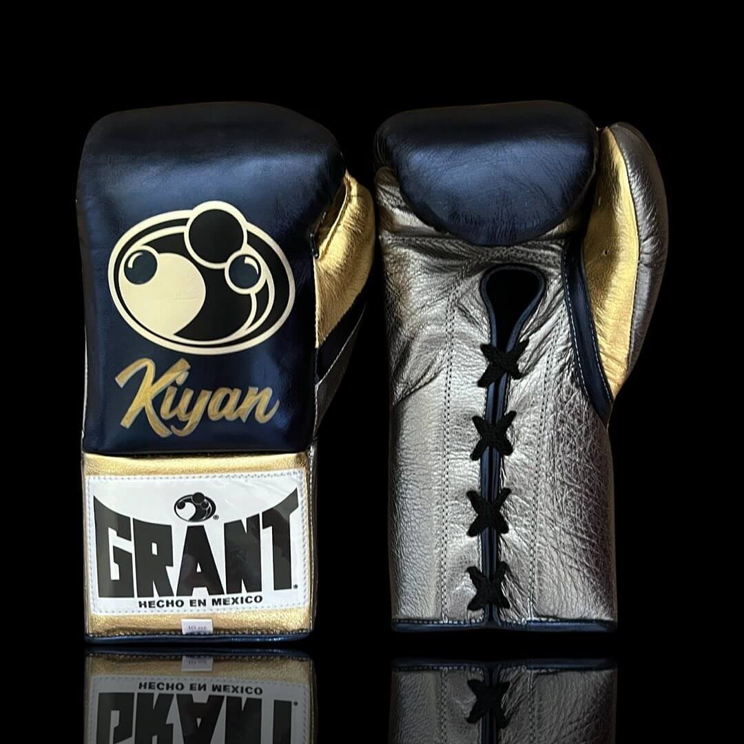Grant Black/Grey/Gold Complete Boxing Set Gloves