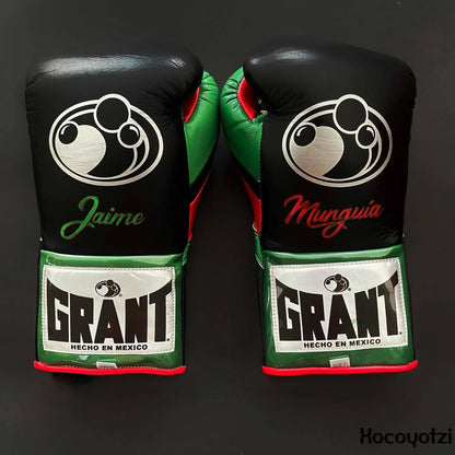 Grant Boxing Set Black/Red/Green 14oz Gloves Gloves