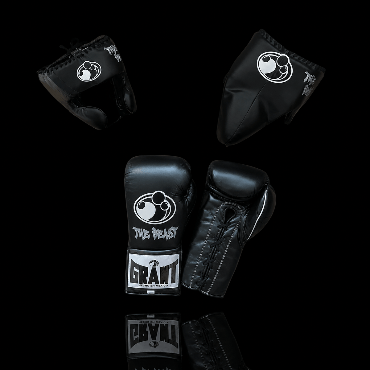 Grant Black Boxing Set Premium Training Gloves Kit