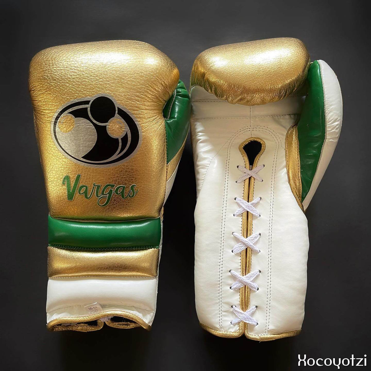 Grant Boxing Set Gold/White/Green Gym Training Gloves