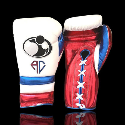 Grant White/Red/Blue Boxing Set Gloves