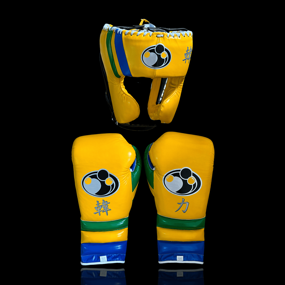 Grant Boxing Gloves Set Yellow/Black/Green/Blue Heavy Duty Training Collection