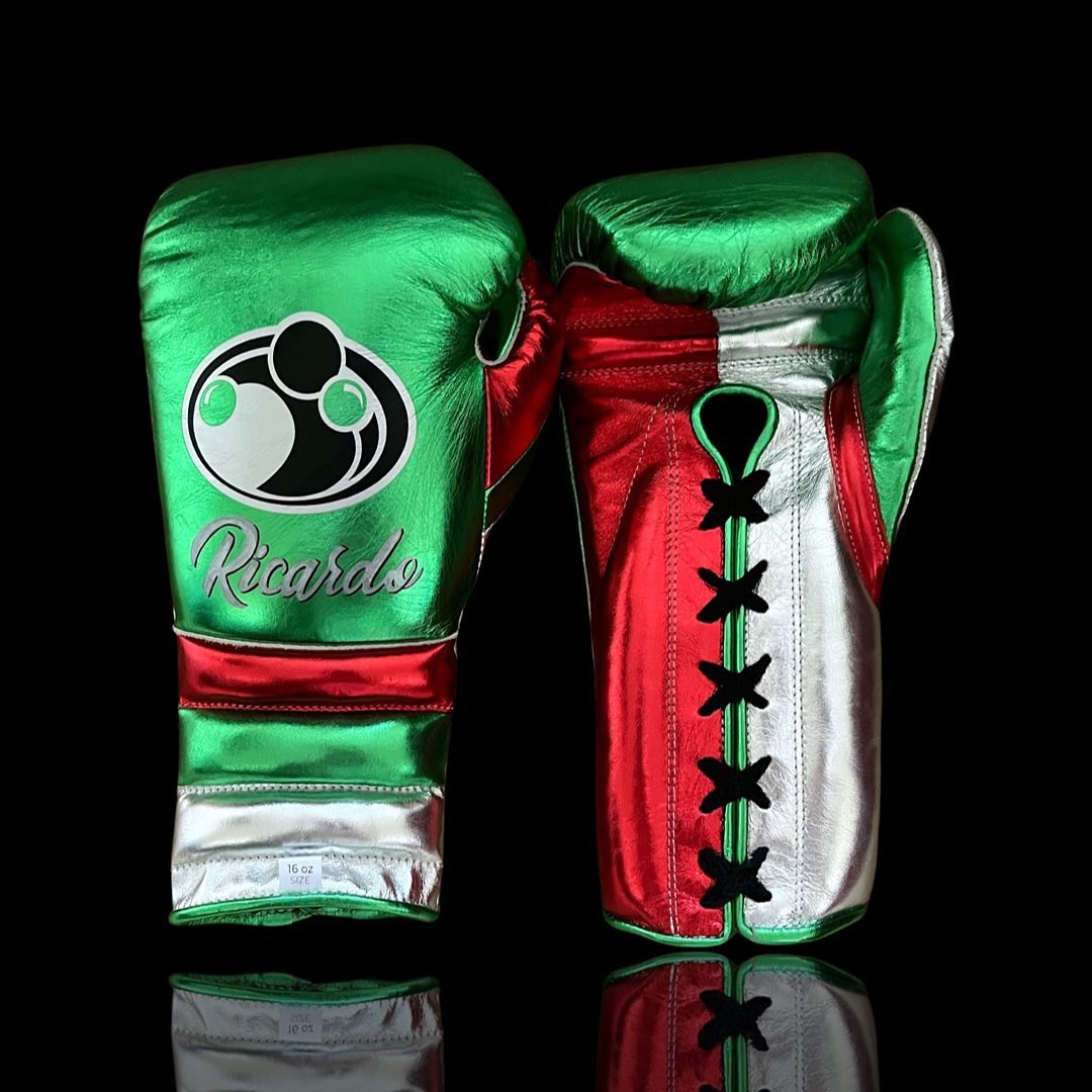 Grant Green/Red/Silver Boxing Gloves Beginner Friendly Training Gloves