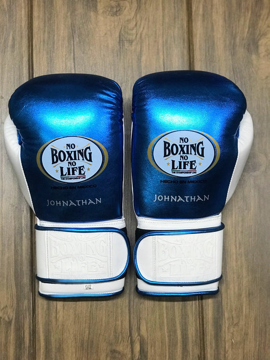No Boxing No Life Boxing Gloves Blue/White ,ThankGiving gift for Dad, Anniversary gift for Men, Birthday gift for boyfriend, Halloween gift for friends