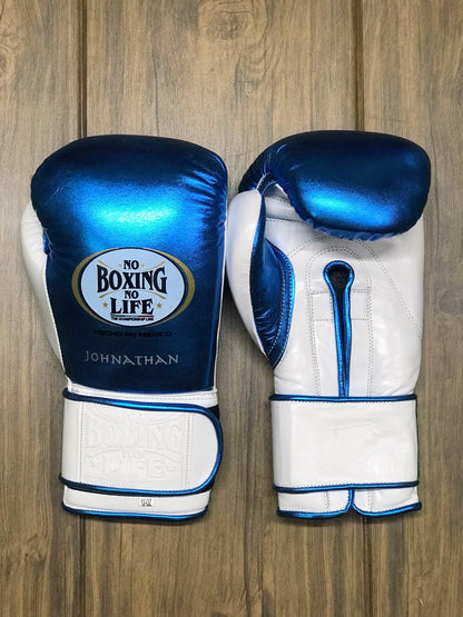 No Boxing No Life Boxing Gloves Blue/White ,ThankGiving gift for Dad, Anniversary gift for Men, Birthday gift for boyfriend, Halloween gift for friends