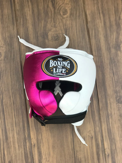 No Boxing No Life Boxing Gloves Set | Pink/White