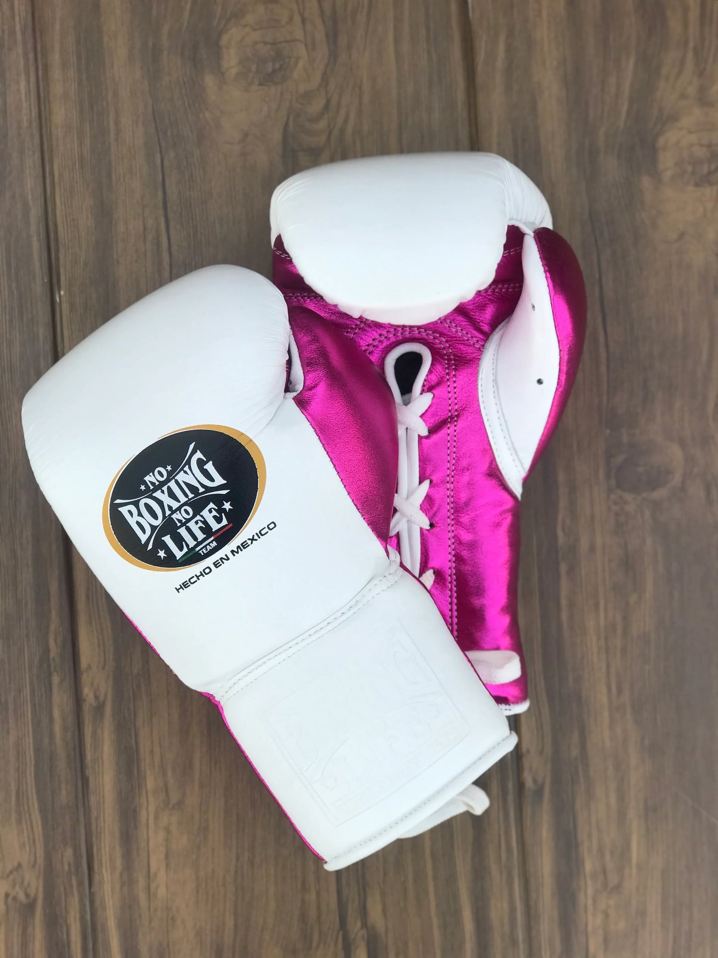 No Boxing No Life Boxing Gloves Set | Pink/White