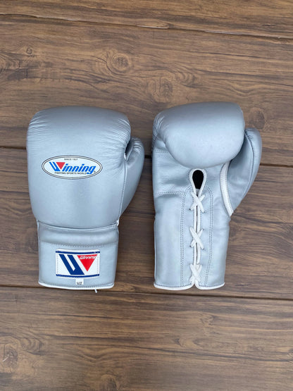 Winning Silver Boxing Gloves pair
