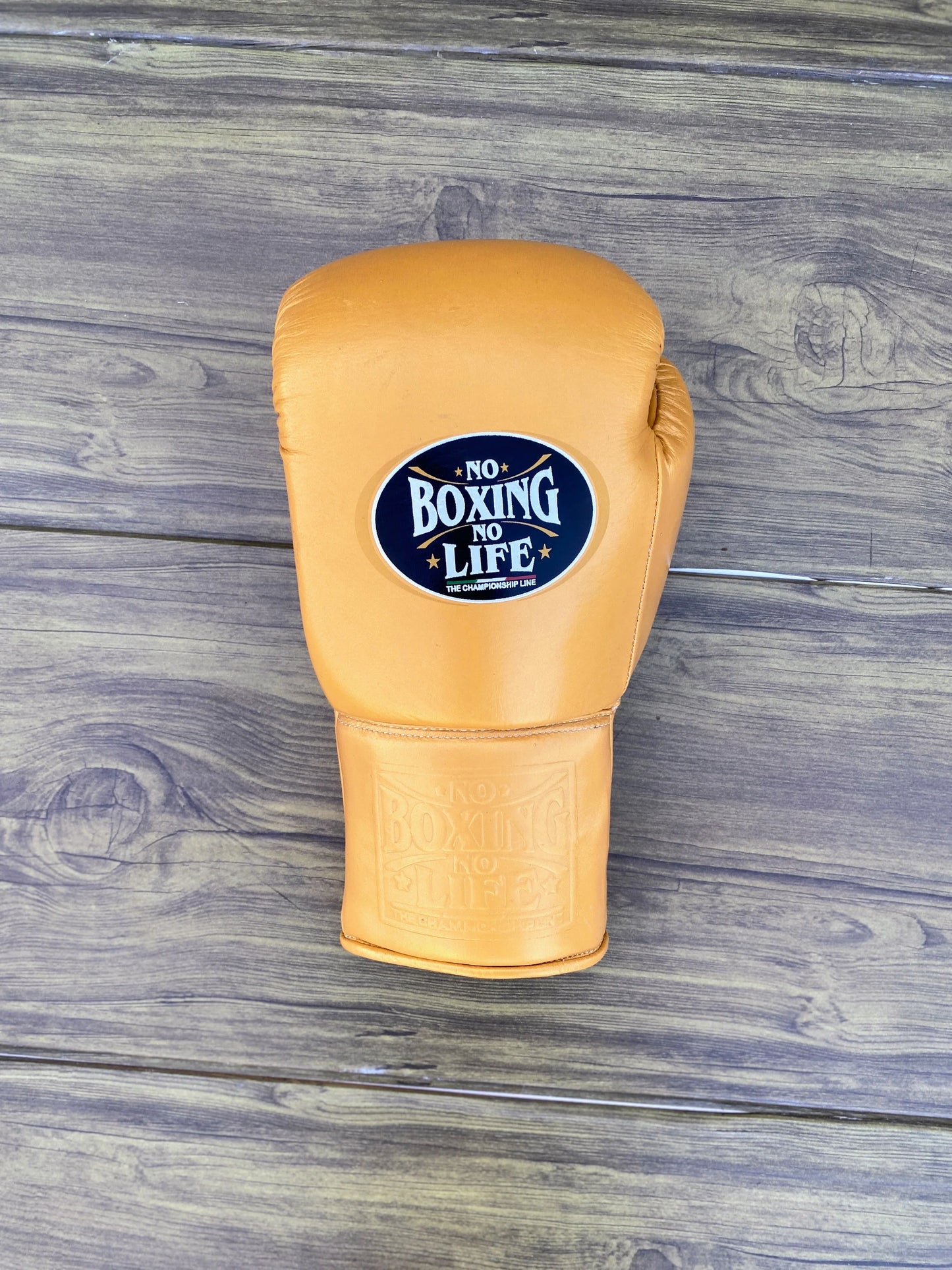No Boxing No Life Boxing Gloves Set | Gold