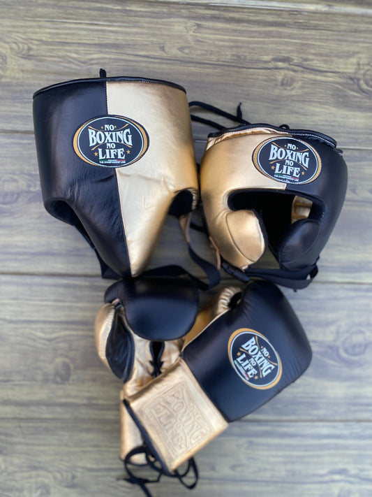 NO BOXING NO LIFE Black/Gold BOXING SET  ,ThankGiving gift for Dad, Anniversary gift for Men, Birthday gift for boyfriend, Halloween gift for friends