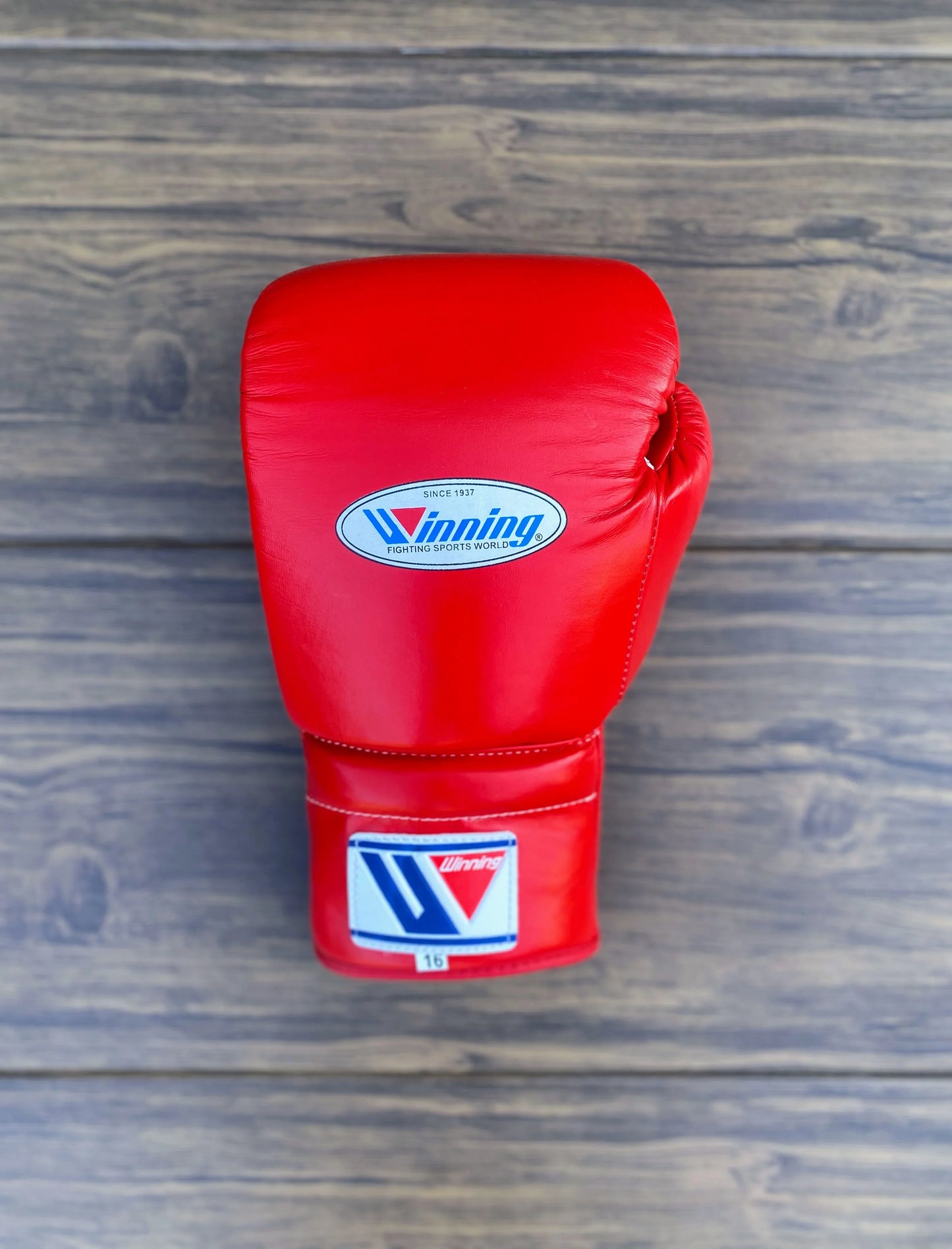 Red Boxing set gloves Front View