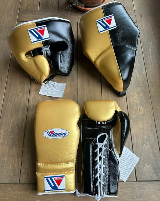Winning Boxing Sets, Black/Gold Winning Boxing Christmas Gift for Men, Thanksgiving Gifts for Him