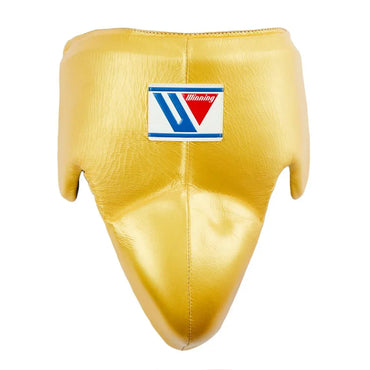 Winning Gold Professional Boxing Groin Guard Front View