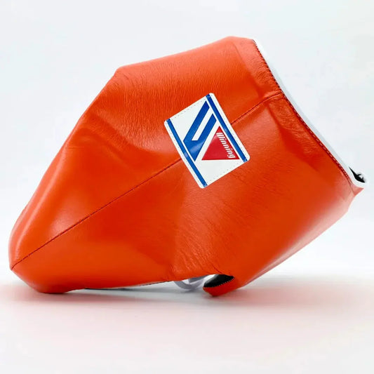 Winning Orange Professional Groin Guard Front View