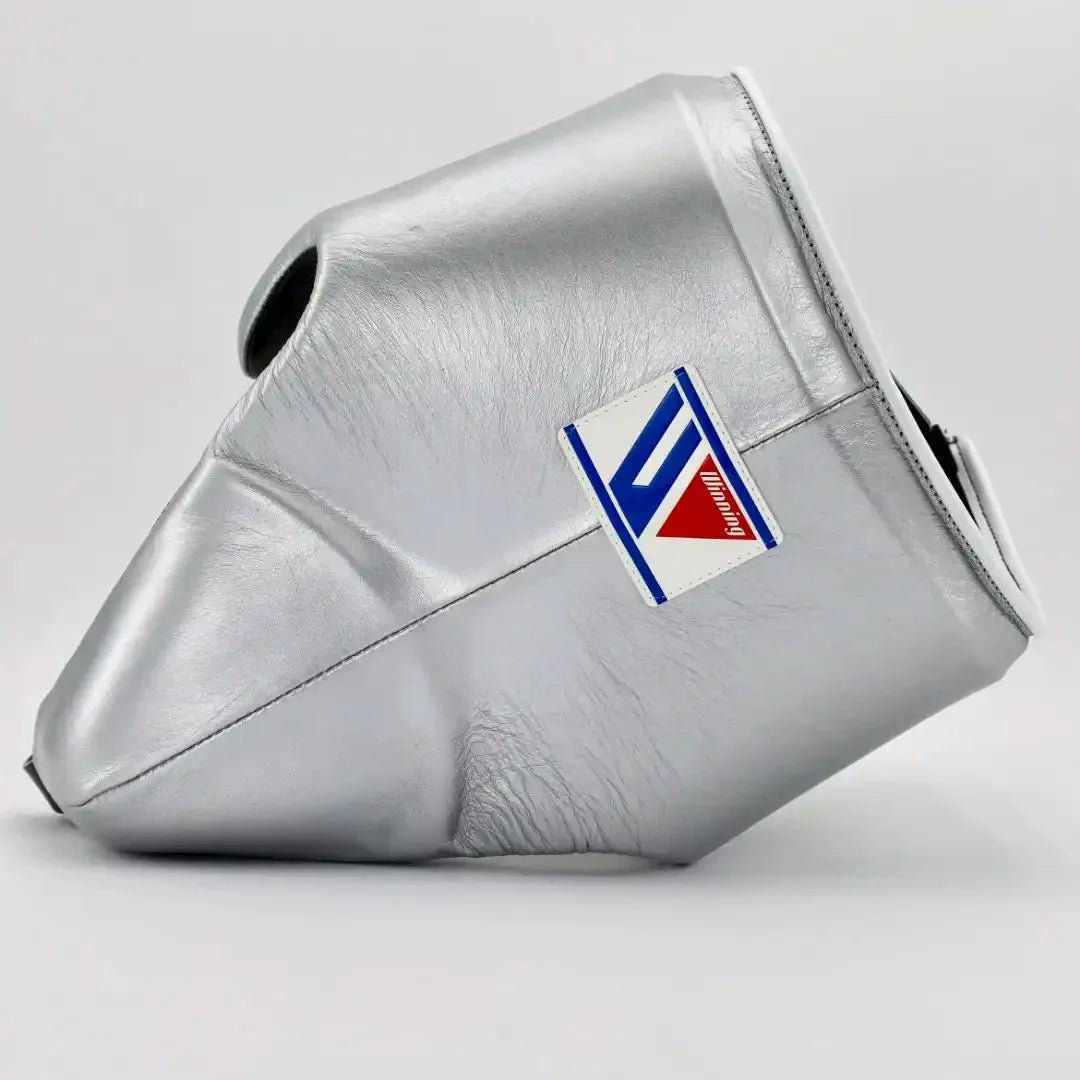 Winning Silver Professional Groin Guard Front View