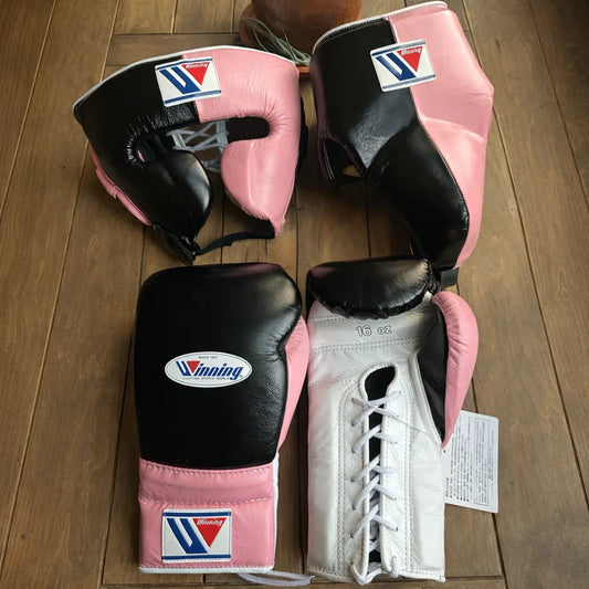 Winning Pink/Black/White Boxing Set image