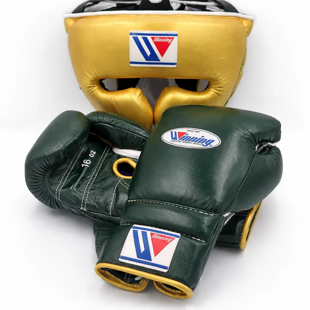 Winning Green and Gold Boxing Set