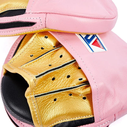 Winning Punching Mitts – Pink/Gold Punching Mitts Christmas Gift for Men, Thanksgiving Gift For Him